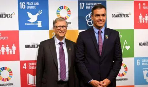 pedro-sánchez-bill-gates