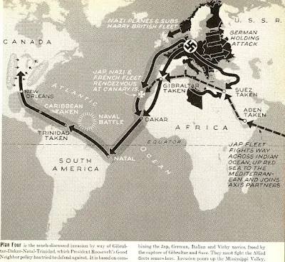 Plan nazi ataque e invasión de Estados Unidos - revista LIFE
