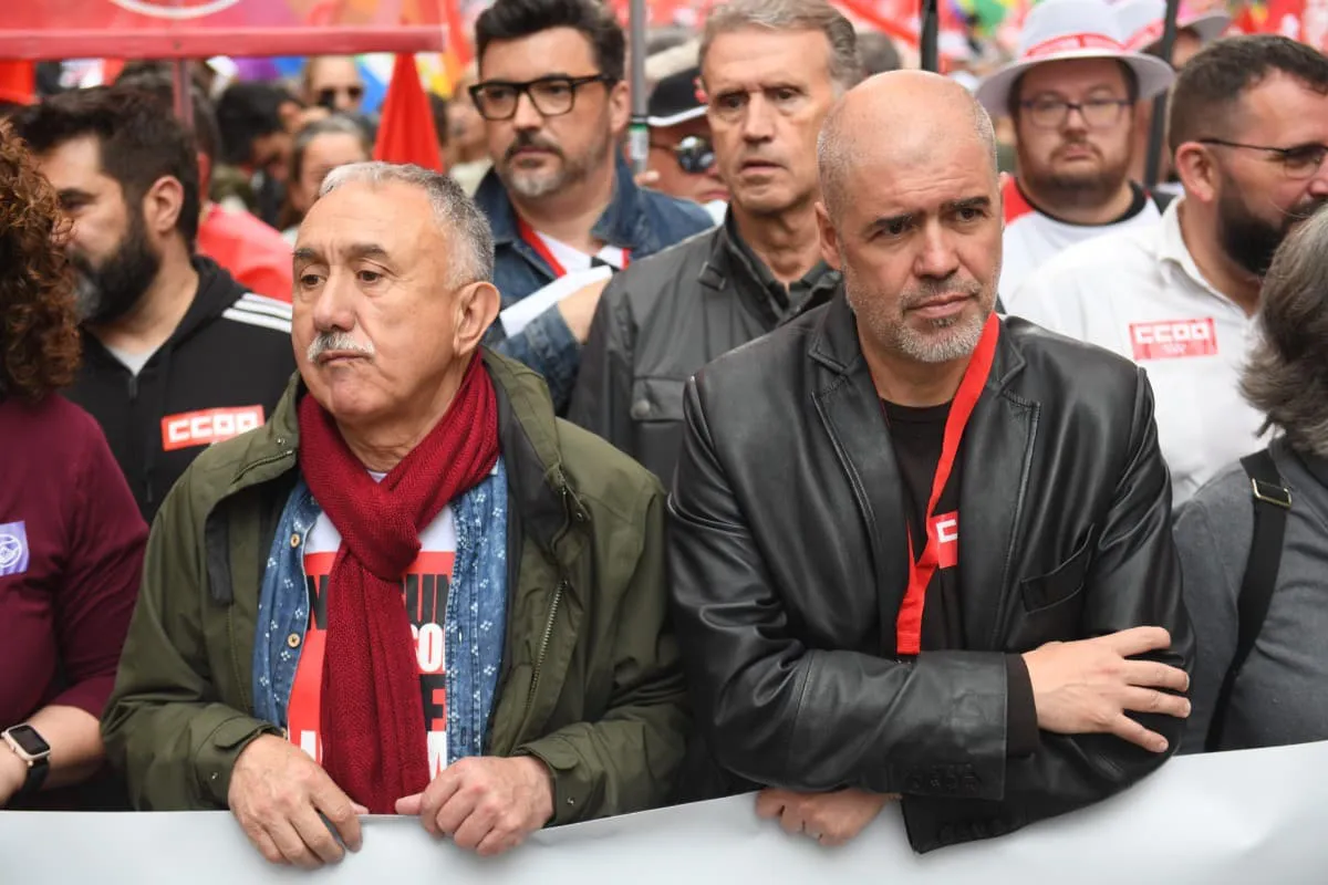 El-secretario-general-de-la-UGT-Pepe-Alvarez-i-y-el-secretario-general-de-CCOO-Unai-Sordo
