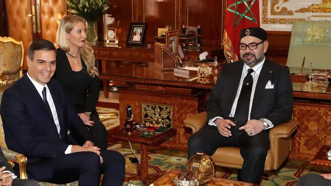 Pedro-Sanchez-Mohamed-VI-rey-marruecos