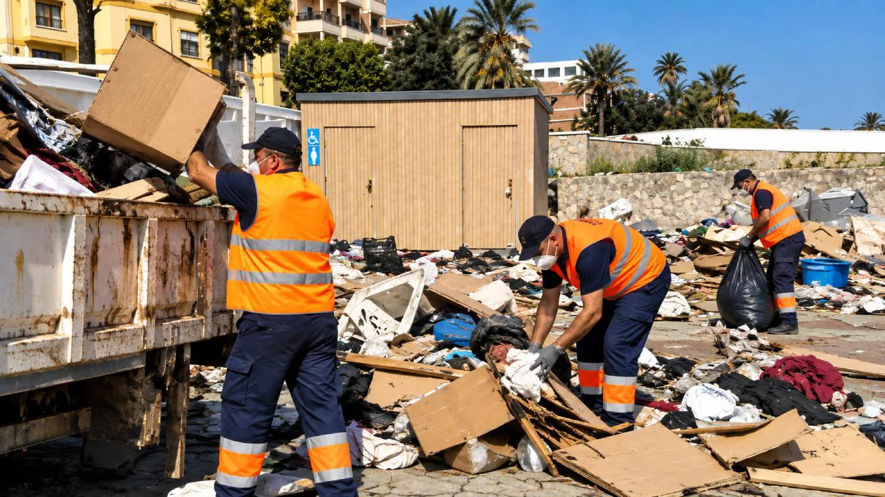 Ceuta-retira-seis-toneladas-de-basura-junto-a-la-desaladora